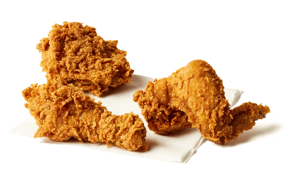 Chester’s golden fried bone-in chicken